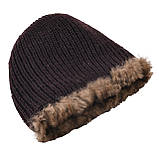 Шапка хутряна Леді Люкс, коричнева (78730004), фото 3