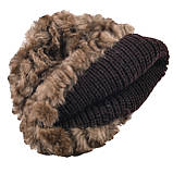 Шапка хутряна Леді Люкс, коричнева (78730004), фото 5