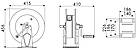 Ручна котушка для шланга серії 430 Мод. 74300/10, повітря/вода до 20 барів, IT 1/2', фото 2