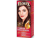 Крем-краска Каштановый для волос КЕРАТИН 2.0 ТМ Florex FG