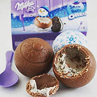 Конфеты шоколадные Milka Snow Balls Oreo Снежки 112 г Германия