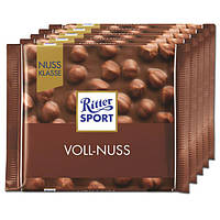 Шоколад Молочный Ritter Sport Voll-Nuss с Цельным Фундуком 100 г Германия