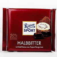 Шоколад Черный Ritter Sport Dark 50% какао Риттер Спорт 100 г Германия