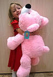 М'яка іграшка лежачий ведмідь Умка 85 см рожевий, фото 2