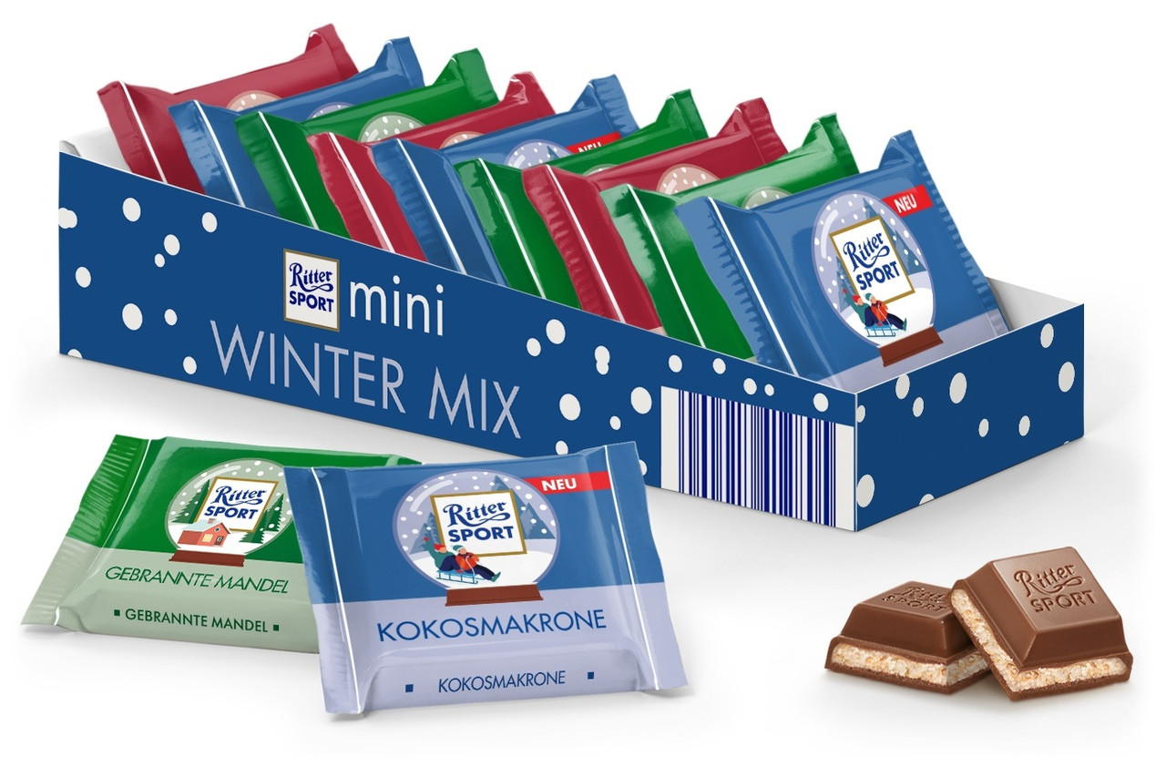 Шоколад молочный Ritter Sport Mini Winter Mix 150 г Германия - фото 3 - id-p2015458737