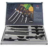 Набор поварских ножей, Комплект ножей для кухни, Кухонный набор проффесиональных ножей
