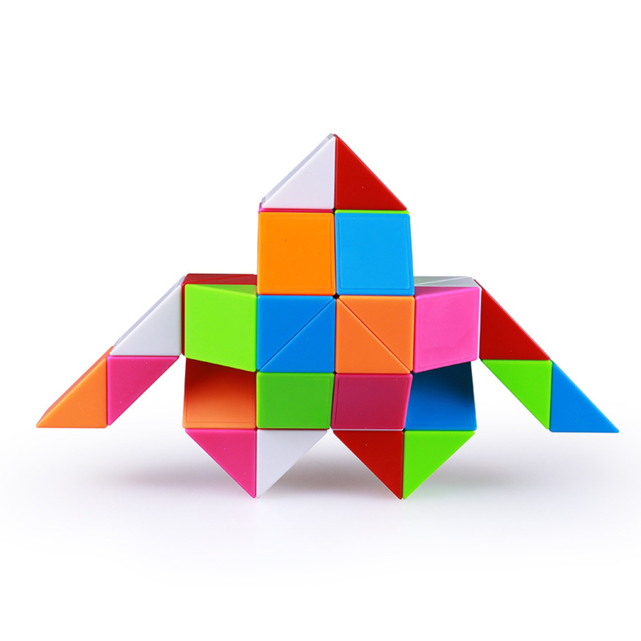 QiYi Rubik's Snake 48 pcs colorful | 84 cm | Змейка Рубика 48 элементов | разноцветная | 84 см - фото 6 - id-p1494440978