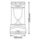 Світильник акумуляторний на сонячній батареї Horoz ROMARIO 084-022-0010, фото 2