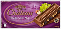 Шоколад Молочный с Изюмом и Дробленым Лесным Орехом Chateau Rum Trauben Nuss 200 г Германия