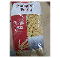 Макаронные изделия Makaron Polski Classic Pasta Ракушки 1 кг Польша (8 шт/1 ящ)