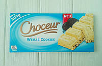 Шоколад белый Choceur Weisse Cookies с печеньем 200 г Германия