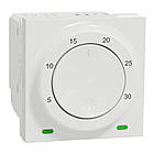 Термостат кімнатний із вбудованим датчиком 8А білий [NU350118] PC Unica New Шнейдер Електрік