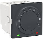 Термостат теплої підлоги 10А антрацит [NU350354] PC Unica New Шнейдер Електрік