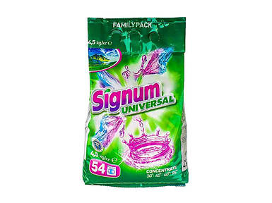 Пральний порошок 4,5кг автомат UNIVERSAL ТМ SIGNUM FG