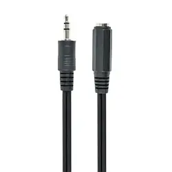 Аудіо-кабель Cablexpert CCA-423 mini-jack 3.5(тато)mini-jack 3.5(мама), 1,5m Black