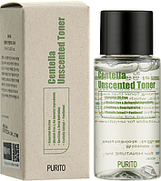 Тонер з центелою для гіперчутливої шкіри Purito Centella Unscented Toner, 30 мл