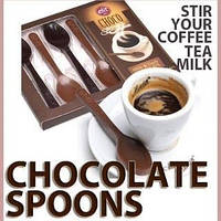 Цукерки Ложки з Молочного та Чорного шоколаду Milk Dark Chocolate Elit Choco Spoons 54 г Туреччина