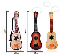 Игрушка детская Гитара 898-3D, 2 вида, с ремешком, медиатором, в чехле 55*20см