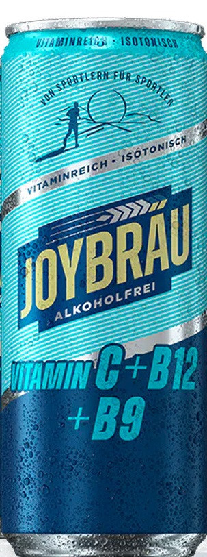 Пиво Витаминизированное Безалкогольное Joybrau Vitamin Beer C+B12+B9 ж/б 0,5 л Германия (24 шт/1 ящ) - фото 2 - id-p2015459014