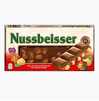Шоколад молочный Chateau Nussbeisser с лесным орехом 100 г Германия (10 шт/1 ящ)