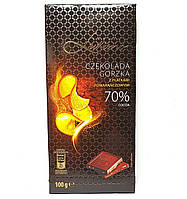 Шоколад Черный Luximo Premium с Апельсином 70 % какао 100 г Польша (10 шт/1 ящ)