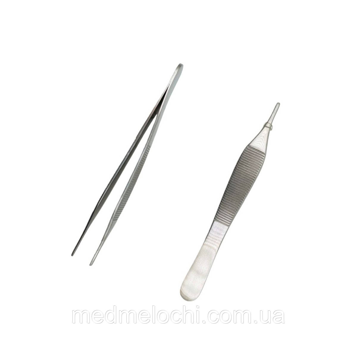Пінцет анатомічний по Adson NJE. Довжина 12 см, фото 1