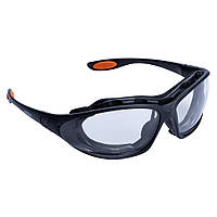 Набор очки защитные с обтюратором и сменными дужками Super Zoom anti-scratch, anti-fog (прозрачные) SIGMA BF