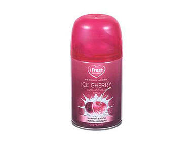 Змінний балон для освіжувача повітря Premium Ice сherry 250мл ТМ iFresh