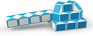 QiYi Rubik's Snake 72 pcs blue | 126 cm | Змійка Рубіка 72 елементи | блакитна | 126 см, фото 8