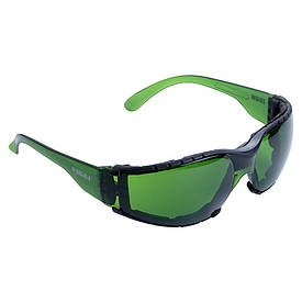 Окуляри захисні з обтюратором Zoom anti-scratch, anti-fog (зелені) SIGMA BF