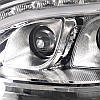 Передні фари Mercedes W220 тюнінг Led оптика в стилі W222 хром, фото 6