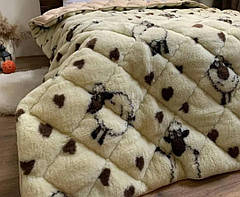 Полуторна ковдра хутряна овечки Лері Макс