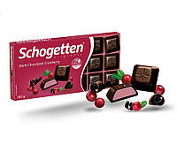 Шоколад Черный с Клюквой Schogetten Dark Chocolate Cranberry Шогеттен 100 г Германия