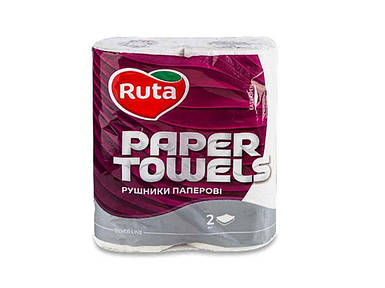 Рушники паперові Ruta Universal 2 рул. ТМ РУТА FG