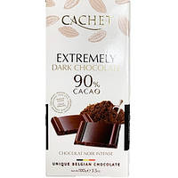 Шоколад Екстра Чорний Кашет Cachet Extremely Dark Chocolate 90% Какао 100 г Бельгія