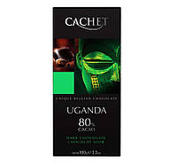 Шоколад Черный Кашет Уганда Cachet Dark Chocolate Uganda 80% Какао 100 г Бельгия