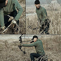 Тактична флісова кофта толстовка S.archon HSD06 Green 2XL 14 шт., фото 3