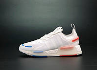 Женские кроссовки Adidas NMD V3 OG White (белые) модные легкие повседневные кроссовки 14273 Адидас