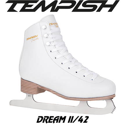 Ковзани фігурні жіночі ковзани для фігурного катання Tempish DREAM II розмір 42/27,1 см білі, фото 1