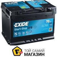 Автомобильный аккумулятор Exide Efb 6Ст-70 Євро (El700)