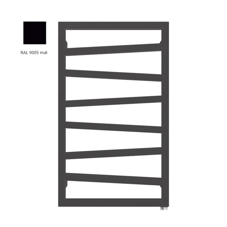 Електрична сушарка для рушників Terma Zigzag 835х500 E8 чорний