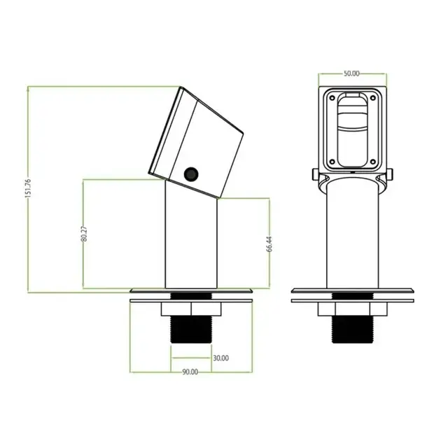 Кронштейн терминала SpeedFace для турникета ZKTeco Rots-02 Package