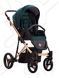Коляска 2 в 1 Bebetto FLAVIO Premium STELA 01 зелена 503.12.23.S01, фото 3