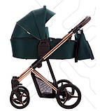 Коляска 2 в 1 Bebetto FLAVIO Premium STELA 01 зелена 503.12.23.S01, фото 2
