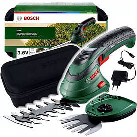 Ножиці для трави акумуляторні Bosch ISIO 3 + кущоріз (3.6 В, 1.5 А·год) BF