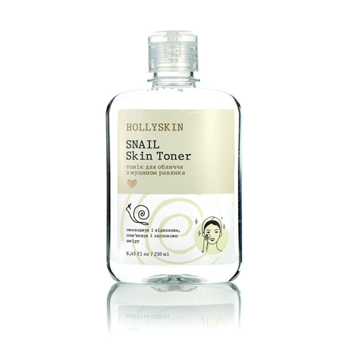 Тонік для обличчя HOLLYSKIN Snail Skin Toner 250 ml
