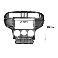 Перехідна рамка Lesko 9" Hyundai Matrix 2001-2010 Manual AC (3182) 4 шт, фото 5