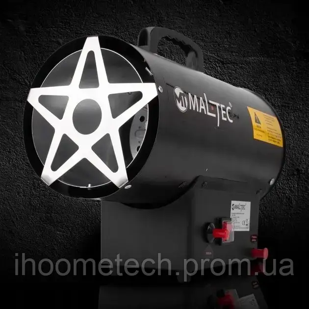 Газовая тепловая пушка с термостатом с редуктором MALTEC 109624 25 КВТ (Тепловые пушки) - фото 3 - id-p2015536129