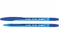 Ручка кулькова ECONOMIX ICE PEN 0.5мм копус напівпрозорий пише синім Е10186-02