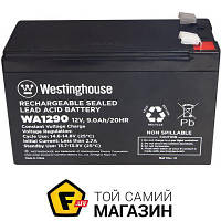 Аккумулятор свинцово-кислотный Westinghouse 12V, 9Ah, terminal F2, 1шт (WA1290N-F2)